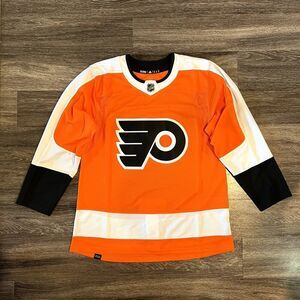 Philadelphia Flyers Adidas Authentic Sz 52 Jersey NWT Blank Primegreen Orange